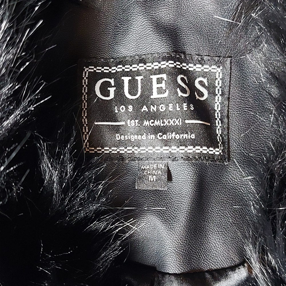 Guess Womens Medium Black